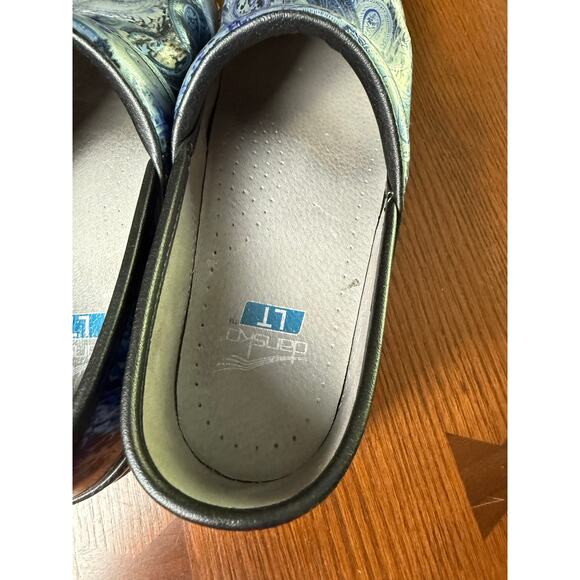 Dansko LT Professional Clogs Blue Paisley Patent Leather – Women’s EU 39/8.5 US - Picture 8 of 10